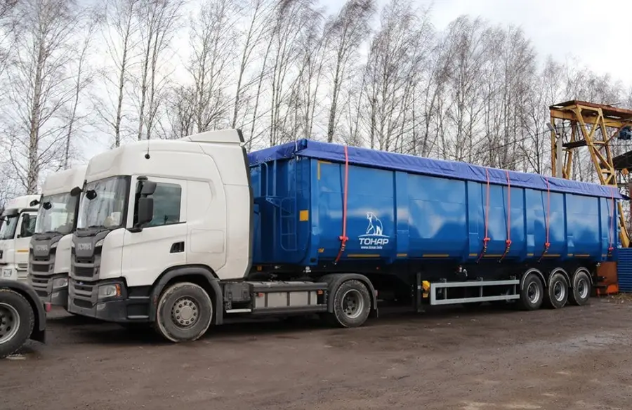 Полуприцеп-ломовоз Тонар SH3-74M (97464) - высота ССУ 1200